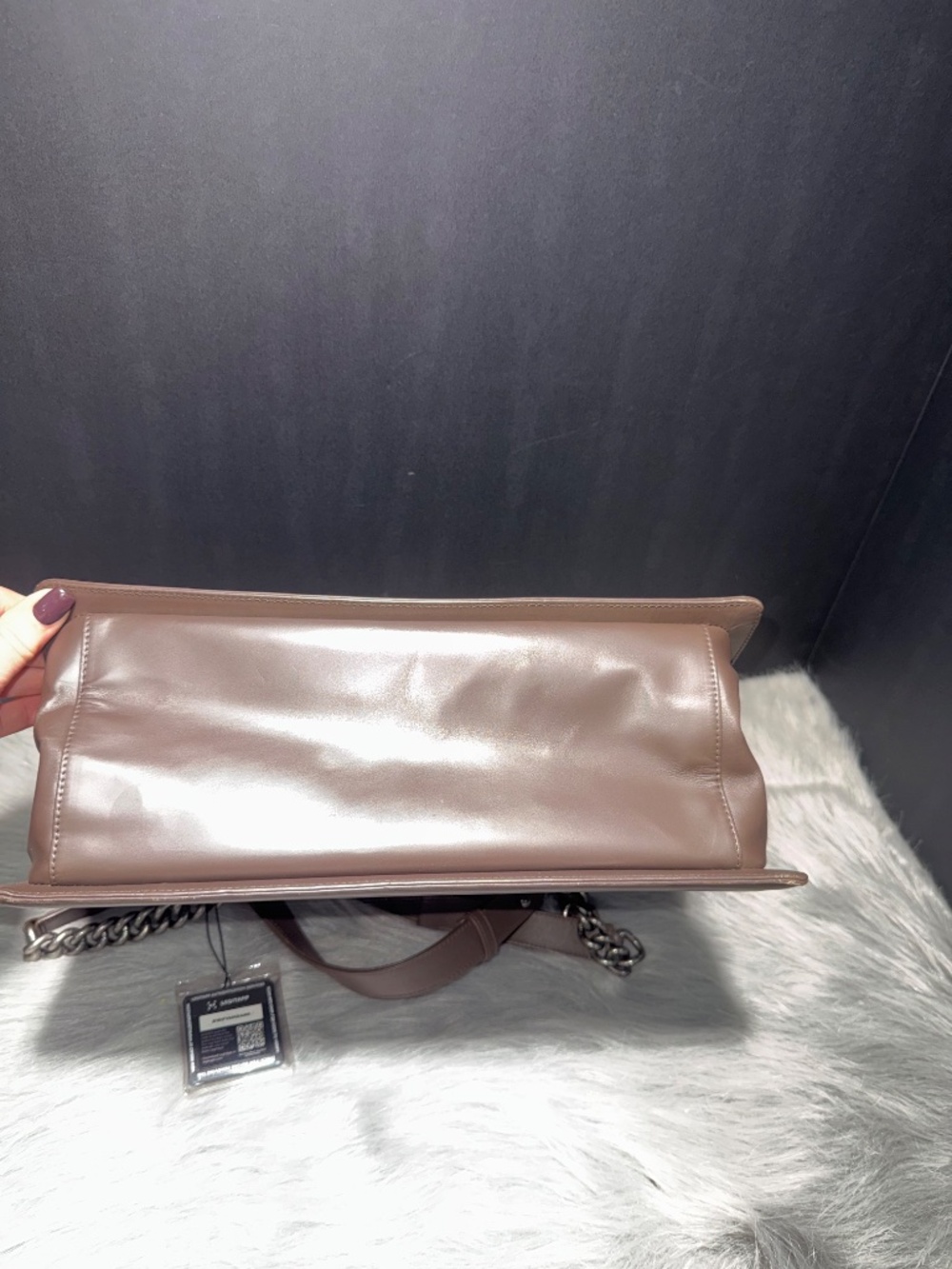 Chanel Boy Flap Shopper Tote~w/COA - Picture 4 of 13